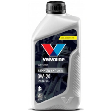 Motoreļļa Synpower MST C5 0W20 1L, Valvoline 90786