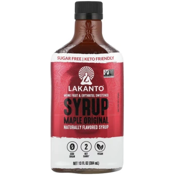 Lakanto, Maple Original Syrup, Monk Fruit & Erythr