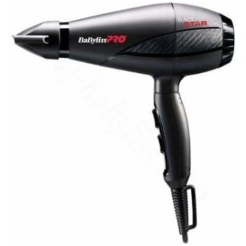 Fēns Babyliss Pro Black Star, 2000 W, melna krās