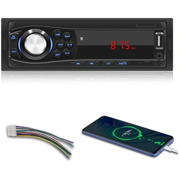1 DIN autoradio - Bluetooth autoradio ar Bluetooth
