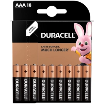 Baterijas DURACELL AAA, LR03 18 gab. 250-08435