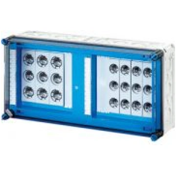 Mi fuse box, 4x3x25A, DII, E27 bus-mounted 250 A, 