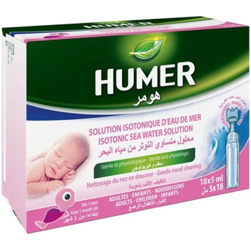 HUMER Unidoses ampulas 5 ml N18