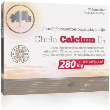 OLIMPLABS Chela-Calcium D3 kapsulas N30