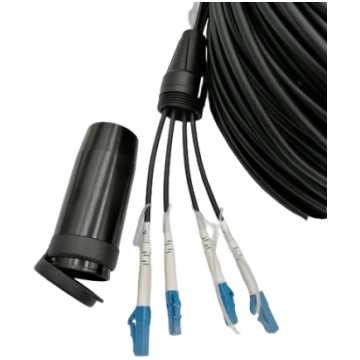 Armour Fiber Optic cable 4 core LC-LC Multimode 15