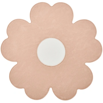Table mat 38 cm flower Pastello pink Ambition