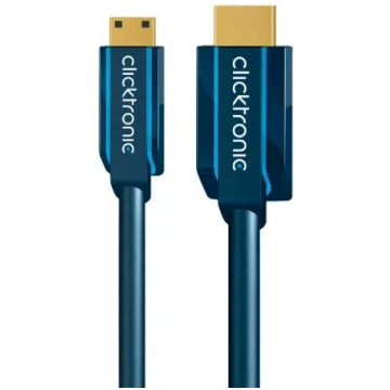 Mini-HDMI adaptera kabelis ClickTronic 70322