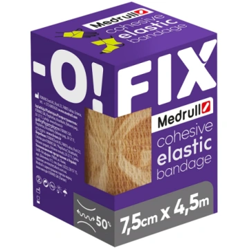 Medrull Fix-O Saite elastīgā 7.5 cm x 4.5 m, pašlī
