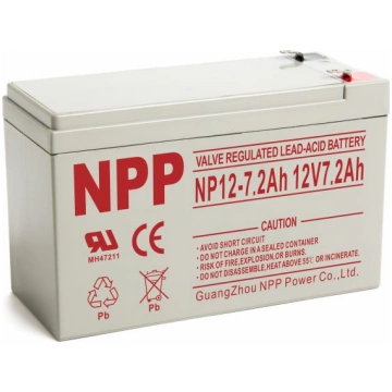 Battery 12V 7.2Ah T2(F2) Pb AGM NPP ( 871984500036