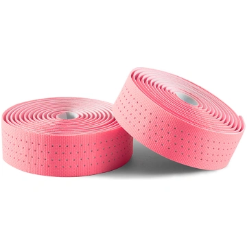 Rockbros stūres lente Perforated Silicone, rozā - 