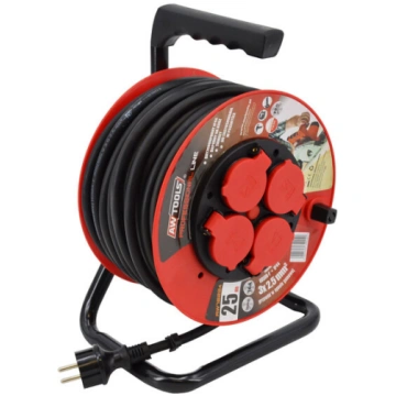 AWTOOLS pagarinātājs, 40m 3x2.5mm 16A / 3680W / IP
