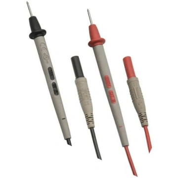 Test leads; Inom: 10A; Len: 1m; probe tip,banana p