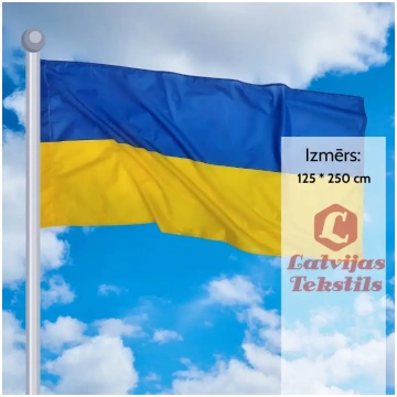 Ukrainas karogs fasādei un mastam | 125 * 250 cm U