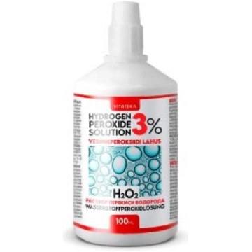 Ūdeņraža pārskābes šķīdums 3% 100 ml-VITATEKA V000