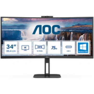 AOC CU34V5CW/BK 34inch monitor ( CU34V5CW/BK ) mon