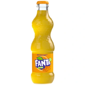 Atspirdzinošais dzēriens Fanta, 250ml, stikla pude