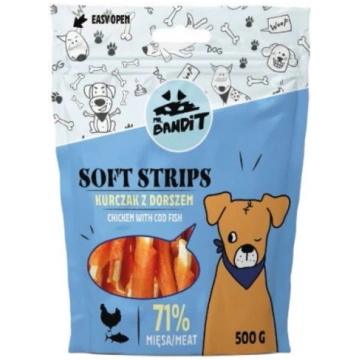MR.BANDIT SOFT STRIPS CHICKEN/FISH /VISTAS/ZIVS ST