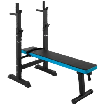 Straight adjustable training bench with stands REB