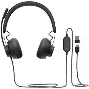 Austiņas Logitech Zone Wired UC