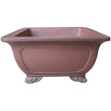 12" Flared Rounded Side Unglazed Semi-Cascade Bons