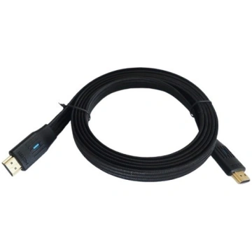 HDMI Cable v 2.1 flat black 3m