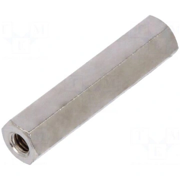 Screwed spacer sleeve | Int.thread: M3 | 25mm | he