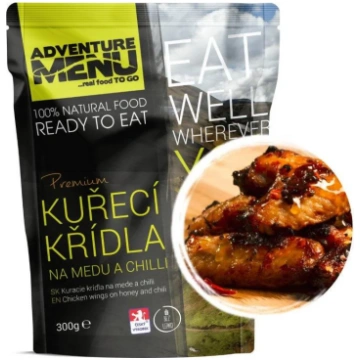 Chicken wings on honey and chilli Adventure Menu