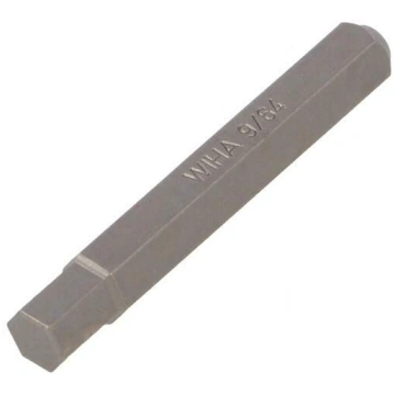 Screwdriver bit; hex key; HEX 9/64"; Socket size: 
