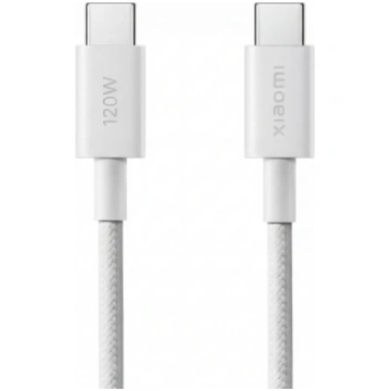 Xiaomi 6A Braided USB-C to USB-C Cable 1m, White B