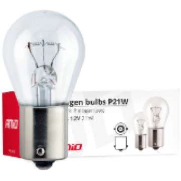 Signālspuldze P21W 21W BA15s 12V 10gab. (E8), AMIO