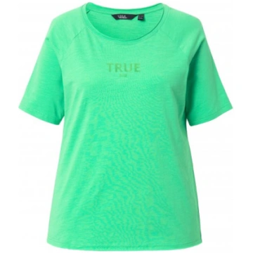 Ulla Popken TRUE Lettering Short Sleeve Tee Mint G