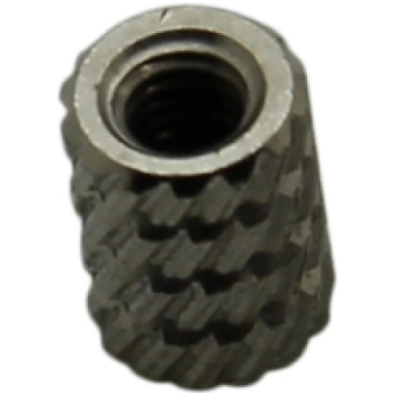 Threaded insert; brass; without coating; M5; L: 5.