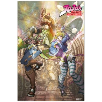 POSTER JOJOS BIZARRE ADVENTURE JOSEPH JOESTAR & CA