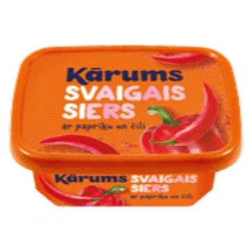 Svaigais siers KĀRUMS ar papriku un čili 175g