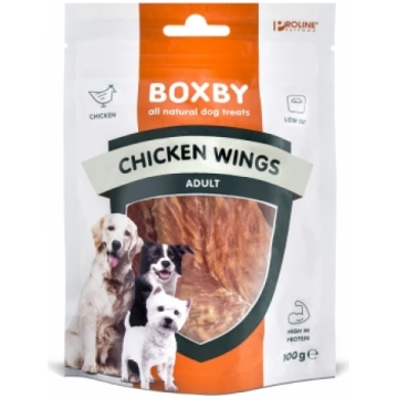 BOXBY CHICKEN WINGS 100gr - SPĀRNIŅI PIEAUGUŠIEM S