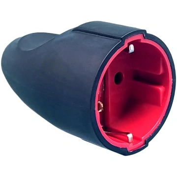 VX1108B - Kontaktligzda ar zemējumu, melna VEXEN e