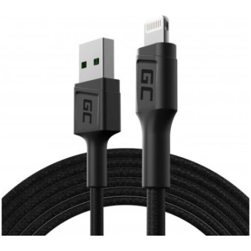 Green Cell KABGC18 lightning cable 2 m Black GCE