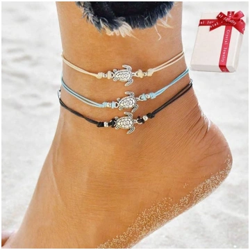 Ouceanwin Boho bruņurupucis Anklet Sieviešu Anklet