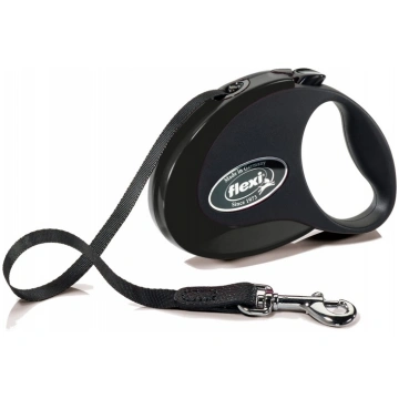 Pavada flexi Style S Tape 3m melna