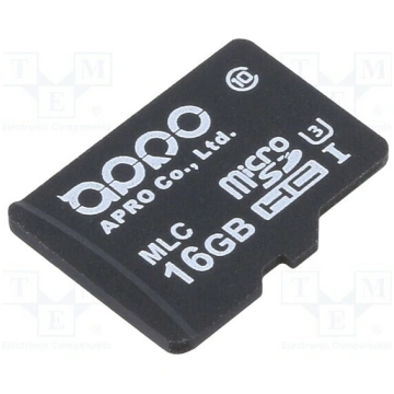 Memory card; microSDHC,MLC; 16GB; industrial; -40÷