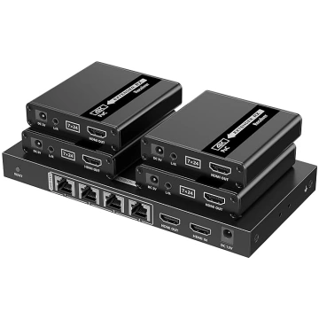 PremiumCord HDMI 1-4 sadalītājs + pagarinātājs pa