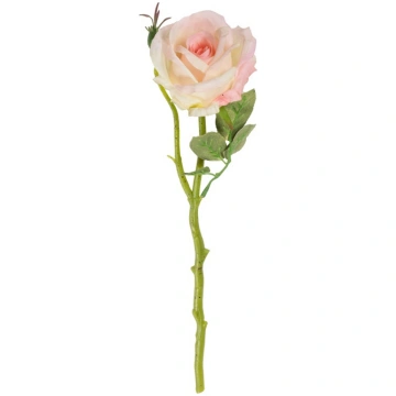 Mākslīgie ziedi, roze, rozā krās., 35 cm
