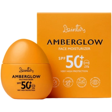 Dzintars sejas mitrinātājs Amberglow SPF 50+ 50ml