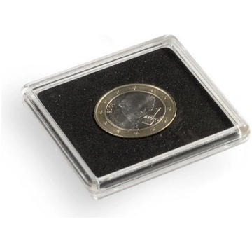 Kvadrātveida Monētu kapsula QUADRUM līdz 38 mm (1 