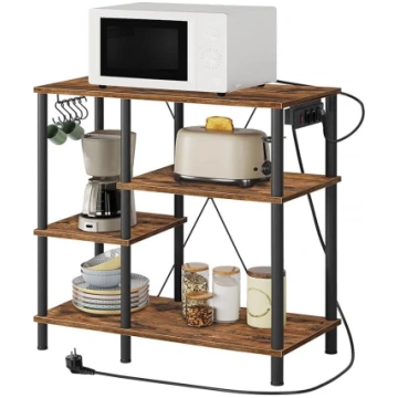 HOOBRO EBF19CHB01 Kitchen Rack with Power Strip, S