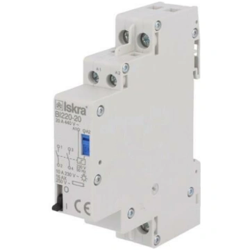 Relay: installation; bistable,impulse; NO x2; Ucoi