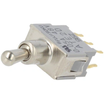 Switch: toggle; Pos: 2; DPDT; ON-ON; 0.05A/48VAC; 