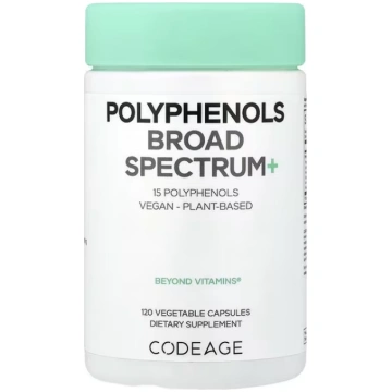 Codeage, Polyphenols Broad Spectrum+, 120 Vegetabl