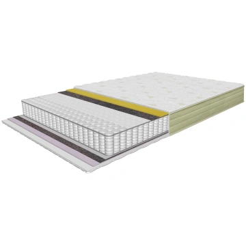 180x200 cm Atsperu matracis SAMBA MEMORY POCKET ar