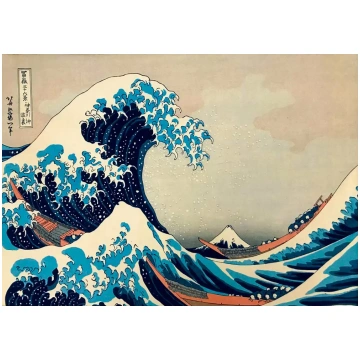 Puzzle Hokusai - The Great Wave off Kanagawa BlueB